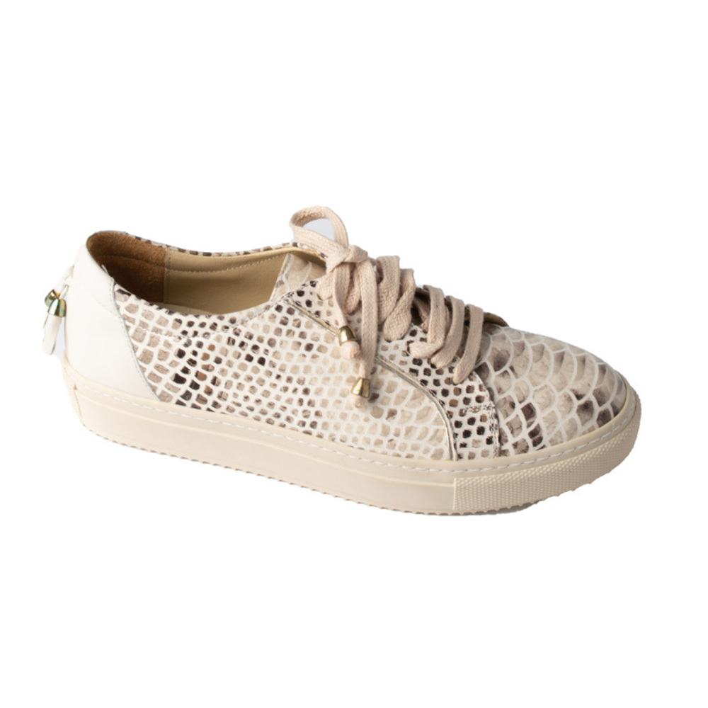NETWORK ANTIQUE WHITE, BEIGE SNEAKERS | WOMENS SIZE 39